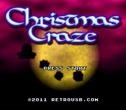 Christmas Craze Title Screen